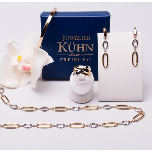 Collier 585/GG/WG mit Karabiner