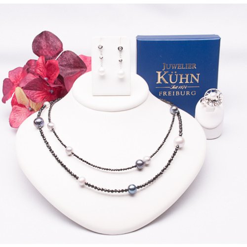 Ohrhnger 925/Silber mit Zirkonia und Swasserperle